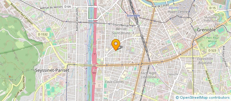 localisation de l'entreprise MONSIEUR ISSA LABABIDI à GRENOBLE