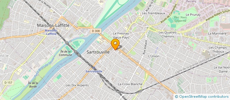 localisation de l'entreprise MONSIEUR ISSA LAHMAR  SARTROUVILLE