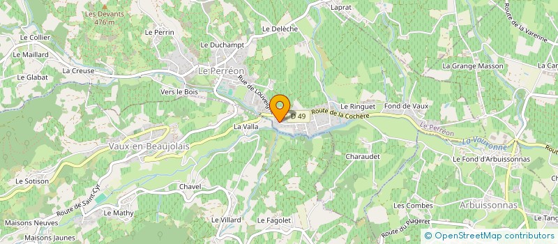 localisation de l'entreprise MONSIEUR ISSA LARDJOUM  LE PERREON