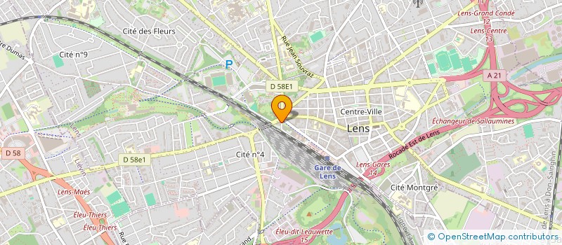 localisation de l'entreprise MONSIEUR ISSA MAGASSA  LENS