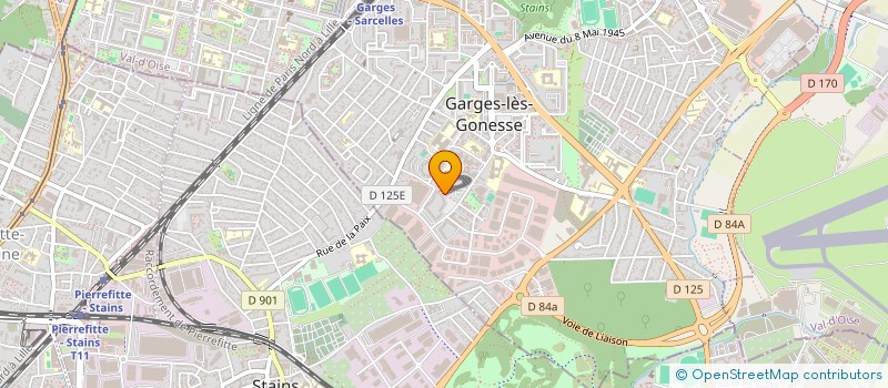 localisation de l'entreprise MONSIEUR ISSA MALKORAIMI  GARGES-LES-GONESSE