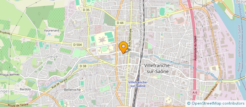 localisation de l'entreprise MONSIEUR ISSA MAMMAR à VILLEFRANCHE-SUR-SAONE