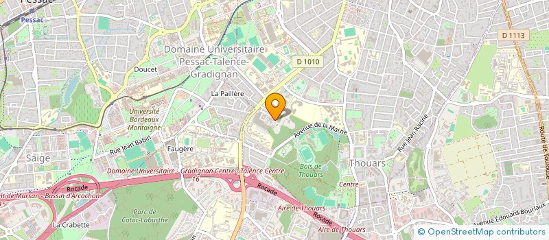 localisation de l'entreprise MONSIEUR ISSA MARIE DIENE  TALENCE