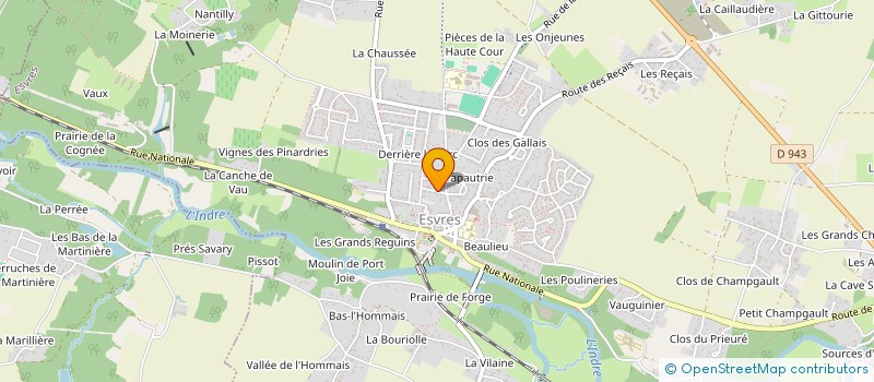 localisation de l'entreprise MONSIEUR ISSA MOREAU  ESVRES