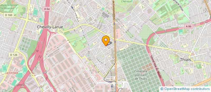 localisation de l'entreprise MONSIEUR ISSA N DIAYE  CHEVILLY-LARUE