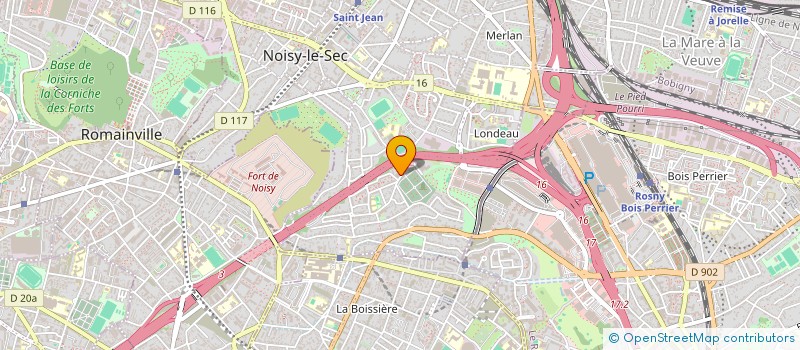 localisation de l'entreprise MONSIEUR ISSA NGOM à NOISY-LE-SEC