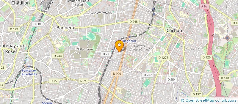 localisation de l'entreprise MONSIEUR ISSA NIAKATE à BAGNEUX