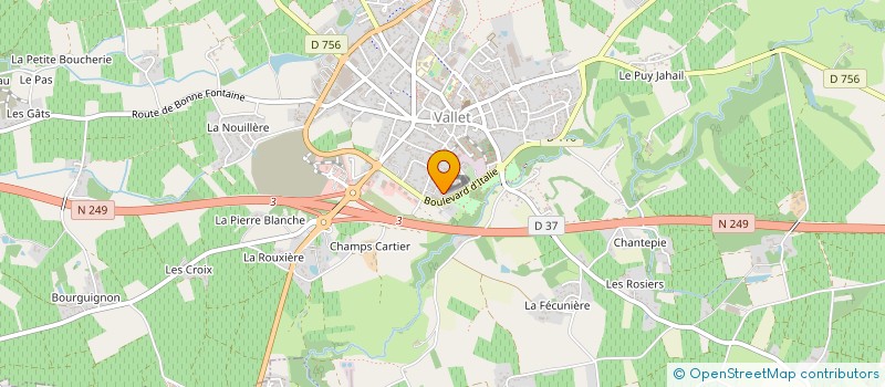 localisation de l'entreprise MONSIEUR ISSA OUEDRAOGO SALIFOU  VALLET