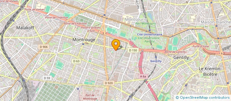 localisation de l'entreprise MONSIEUR ISSA SAINT SAWADOGO  MONTROUGE