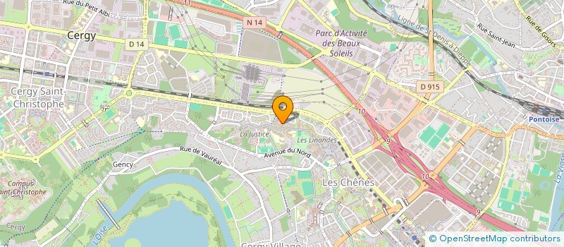 localisation de l'entreprise MONSIEUR ISSA SAMBAKE  CERGY