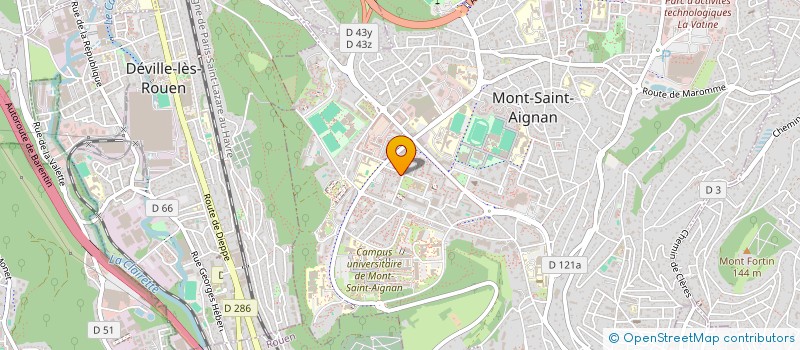 localisation de l'entreprise MONSIEUR ISSA SIDIBE  MONT-SAINT-AIGNAN