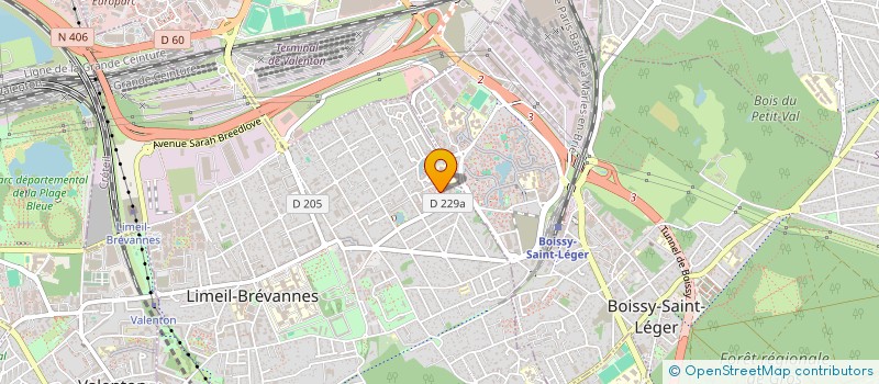 localisation de l'entreprise MONSIEUR ISSA SISSOKO  LIMEIL-BREVANNES