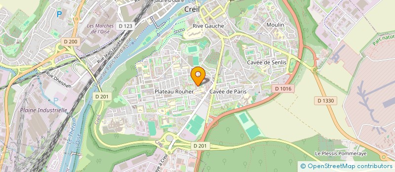 localisation de l'entreprise MONSIEUR ISSA SOUMAHORO  CREIL