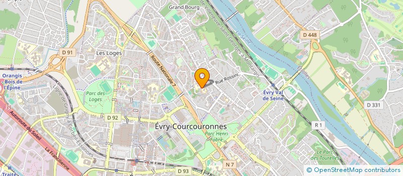 localisation de l'entreprise MONSIEUR ISSA SYLLA à EVRY-COURCOURONNES