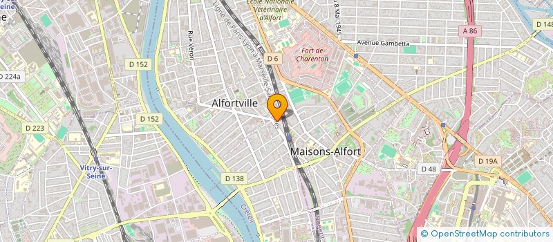 localisation de l'entreprise MONSIEUR ISSA SYLLA  ALFORTVILLE