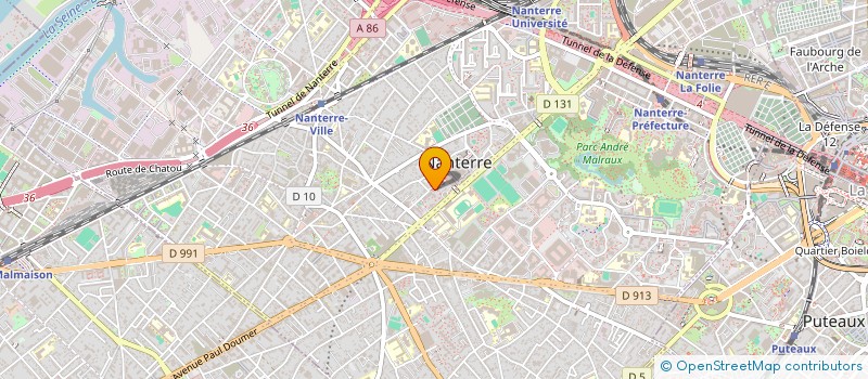 localisation de l'entreprise MONSIEUR ISSA TATAEV  NANTERRE