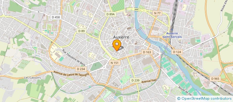 localisation de l'entreprise MONSIEUR ISSA TIBILOV à AUXERRE