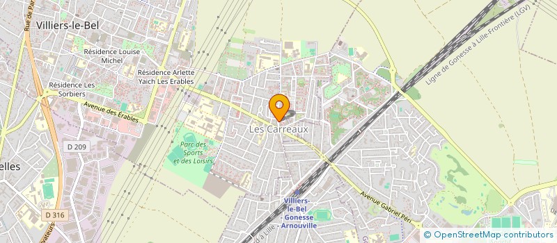 localisation de l'entreprise MONSIEUR ISSA TIRERA  VILLIERS-LE-BEL