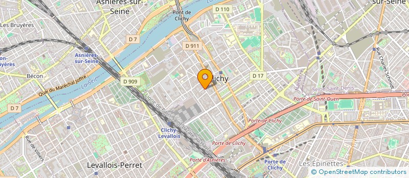 localisation de l'entreprise MONSIEUR ISSA TRAORE à CLICHY