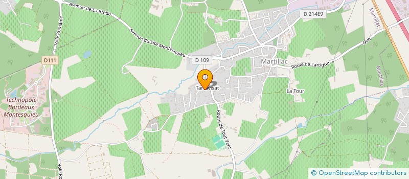 localisation de l'entreprise MONSIEUR ISSA YAICI  MARTILLAC