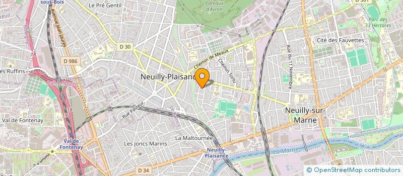 localisation de l'entreprise MONSIEUR ISSAC CHARLEMAGNE  NEUILLY-PLAISANCE