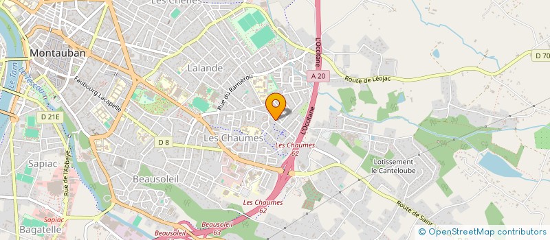 localisation de l'entreprise MONSIEUR ISSAC GIMENEZ  MONTAUBAN