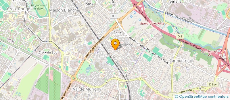 localisation de l'entreprise MONSIEUR ISSAF MERIKHI  REIMS