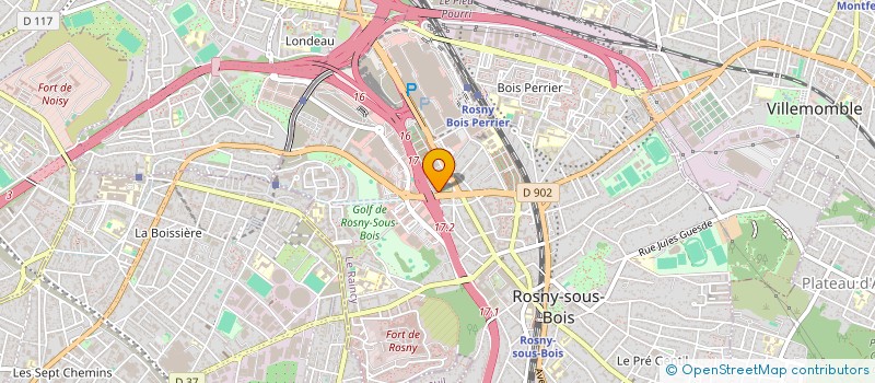 localisation de l'entreprise MONSIEUR ISSAGA DIALLO à ROSNY-SOUS-BOIS