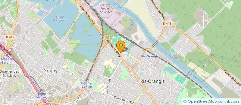 localisation de l'entreprise MONSIEUR ISSAK ALIBAY à RIS-ORANGIS