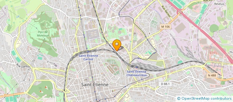 localisation de l'entreprise MONSIEUR ISSAK BENSAID  SAINT-ETIENNE