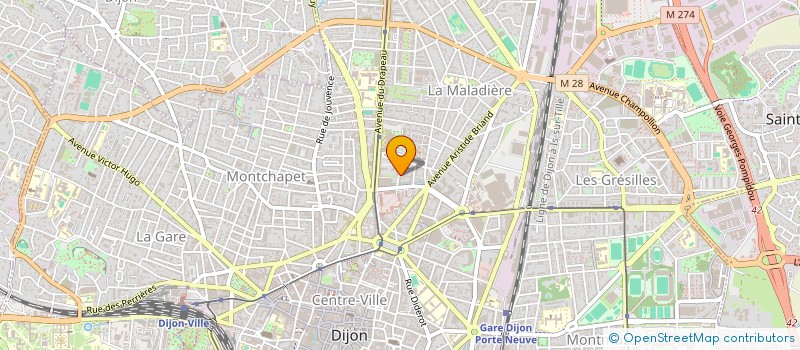 localisation de l'entreprise MONSIEUR ISSAK IBRAHIM  DIJON