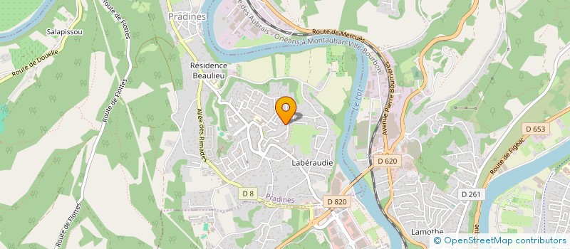 localisation de l'entreprise MONSIEUR ISSAM ABOAOUI  PRADINES