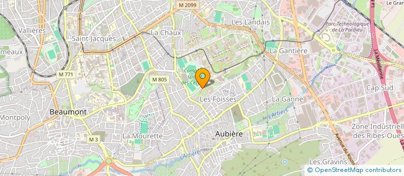 localisation de l'entreprise MONSIEUR ISSAM AKARKACH MOHAMED  AUBIERE