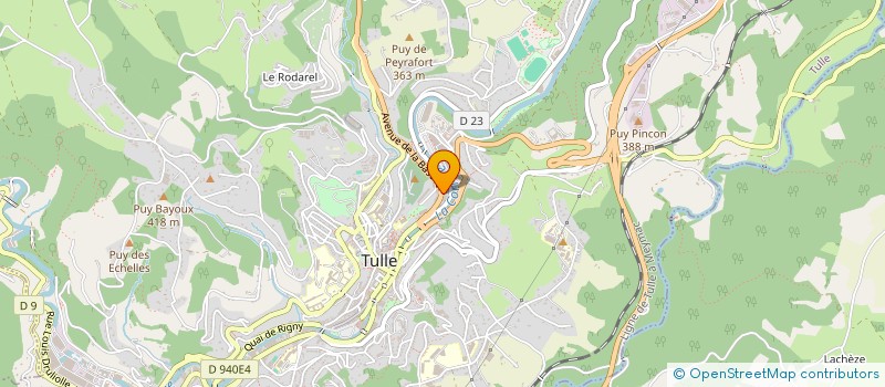 localisation de l'entreprise MONSIEUR ISSAM AKKAOUI  TULLE