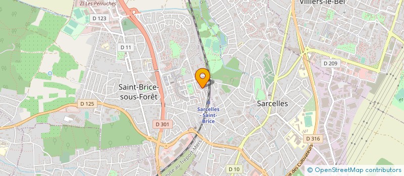 localisation de l'entreprise MONSIEUR ISSAM AMOUR  SAINT-BRICE-SOUS-FORET