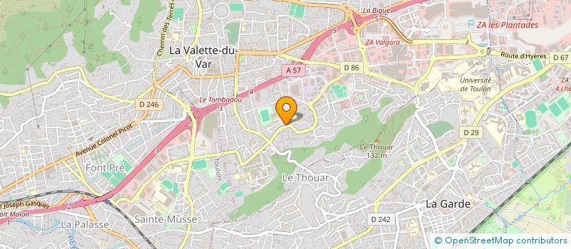 localisation de l'entreprise MONSIEUR ISSAM AMRANI à LA VALETTE-DU-VAR