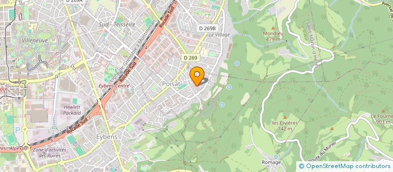 localisation de l'entreprise MONSIEUR ISSAM AMRI  POISAT