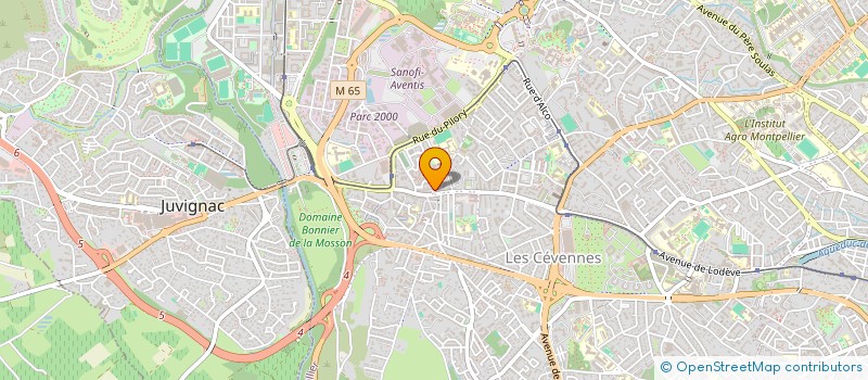 localisation de l'entreprise MONSIEUR ISSAM AOUJIL à MONTPELLIER