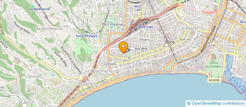 localisation de l'entreprise MONSIEUR ISSAM AWAZA à NICE