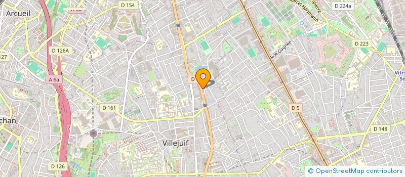 localisation de l'entreprise MONSIEUR ISSAM BAKHOUCHE  VILLEJUIF