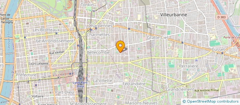 localisation de l'entreprise MONSIEUR ISSAM BAZA  VILLEURBANNE