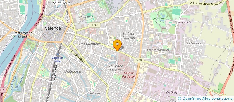 localisation de l'entreprise MONSIEUR ISSAM BELARIBI  VALENCE