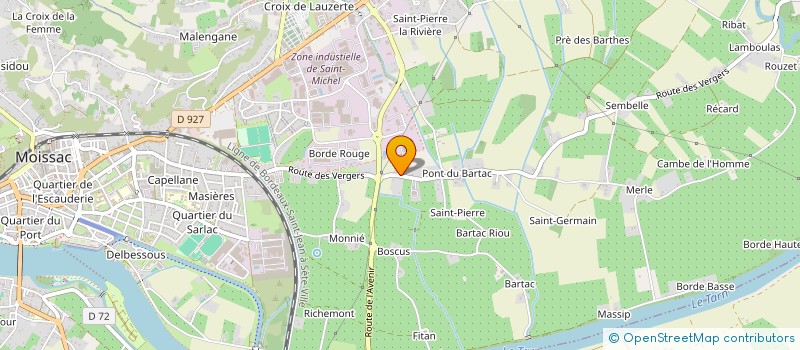 localisation de l'entreprise MONSIEUR ISSAM BELKOURI à MOISSAC
