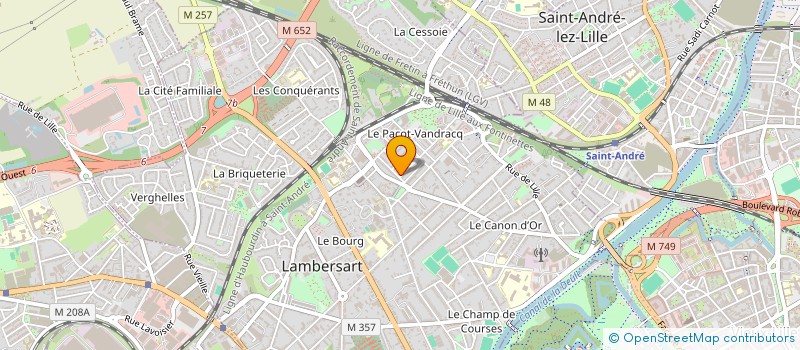 localisation de l'entreprise MONSIEUR ISSAM BENZAIM à LAMBERSART