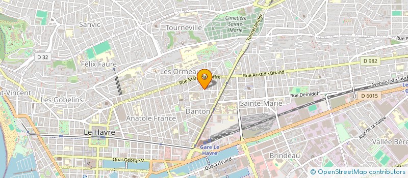 localisation de l'entreprise MONSIEUR ISSAM BOUCHAMIA  LE HAVRE