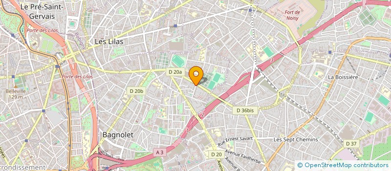 localisation de l'entreprise MONSIEUR ISSAM BOUKEZZI à BAGNOLET