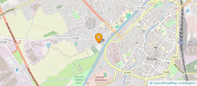 localisation de l'entreprise MONSIEUR ISSAM BOUZAR  DOUAI