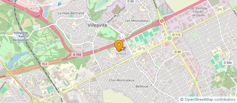 localisation de l'entreprise MONSIEUR ISSAM BRAHIM à VILLEPINTE