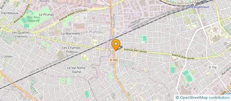 localisation de l'entreprise MONSIEUR ISSAM BRINIS à ARGENTEUIL