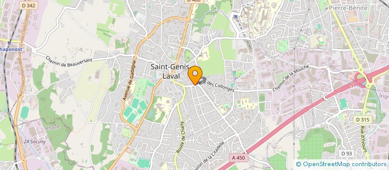 localisation de l'entreprise MONSIEUR ISSAM CHABBI à SAINT-GENIS-LAVAL